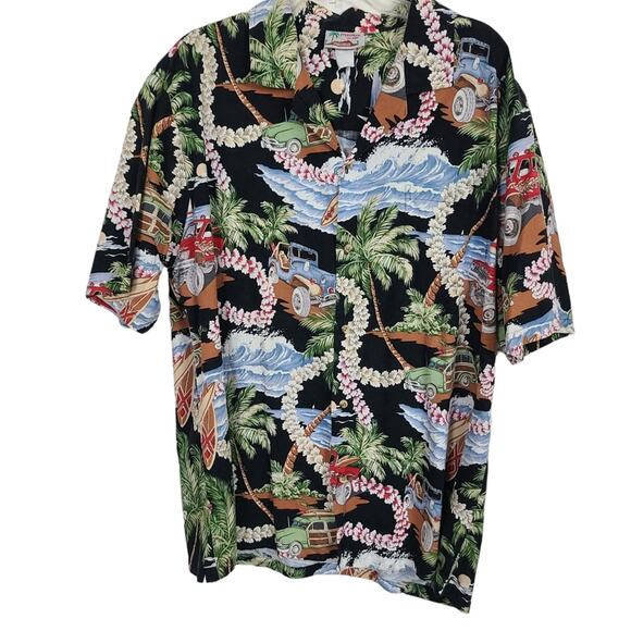 Evergreen Island Made In Hawaii Men's Tropical Hawaiian Floral Vacay Shirt XXL - Picture 1 of 10